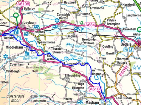 Great English Walk map of section 29
