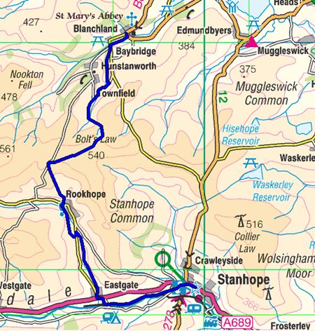 Great English Walk map of section 34